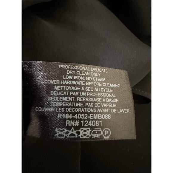 Proenza Scharler Metal Chiffon Embroidery top Size 4 Black - Picture 9 of 10